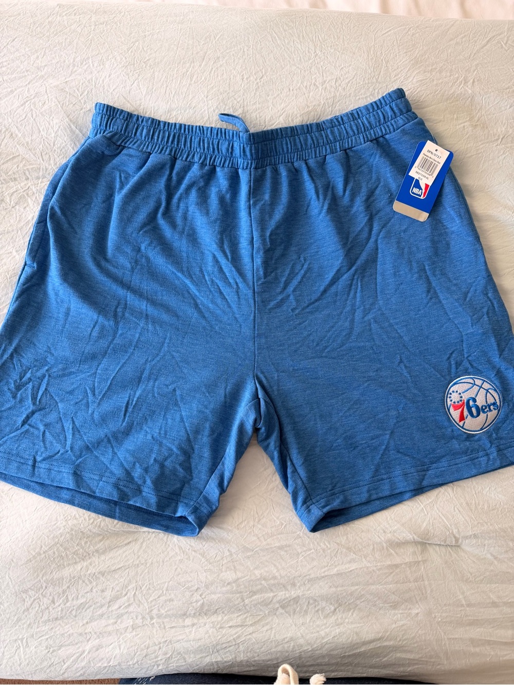 NBA Royal Blue 76ers Men's Athletic Shorts